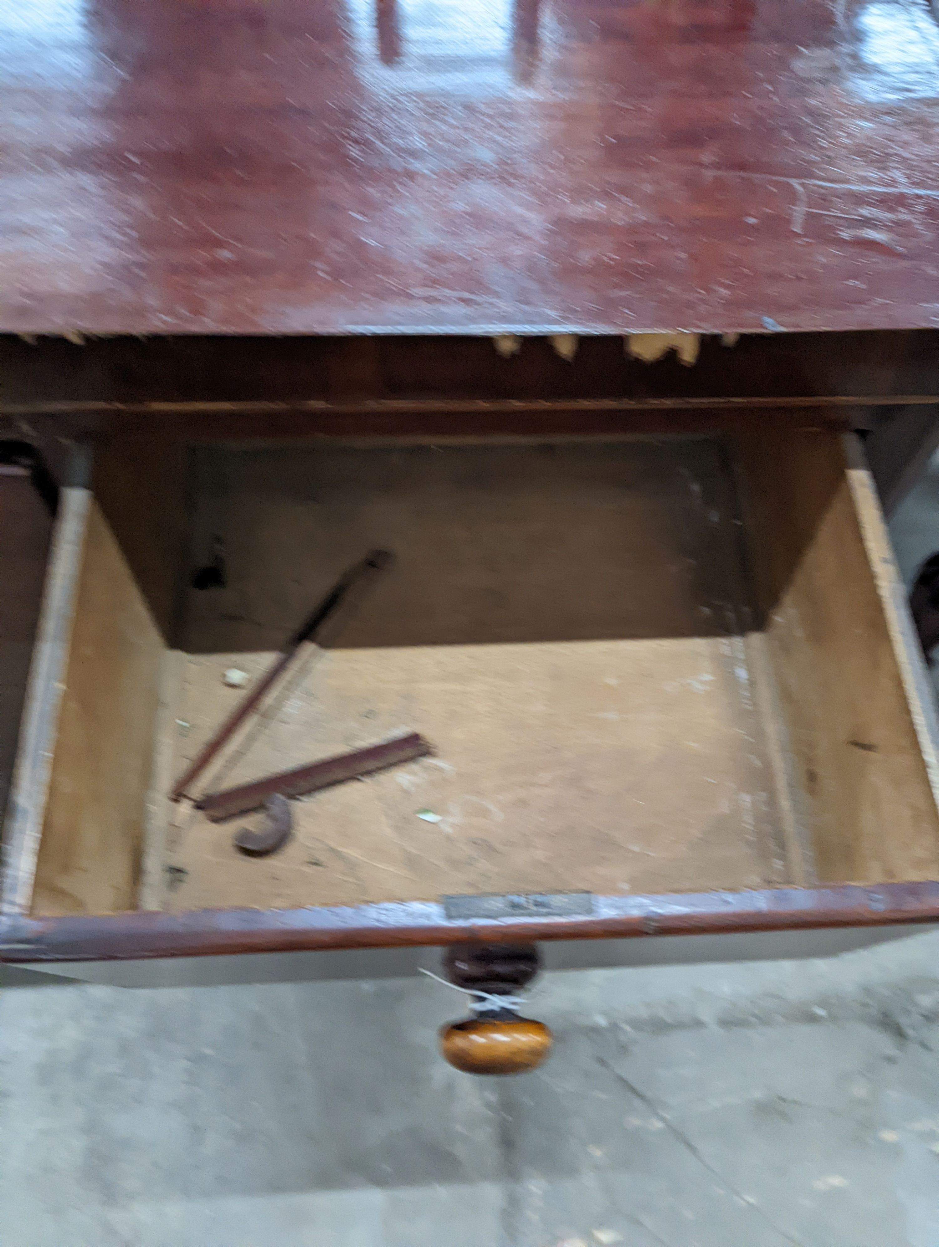 A Victorian mahogany chest, width 94cm, depth 46cm, height 106cm